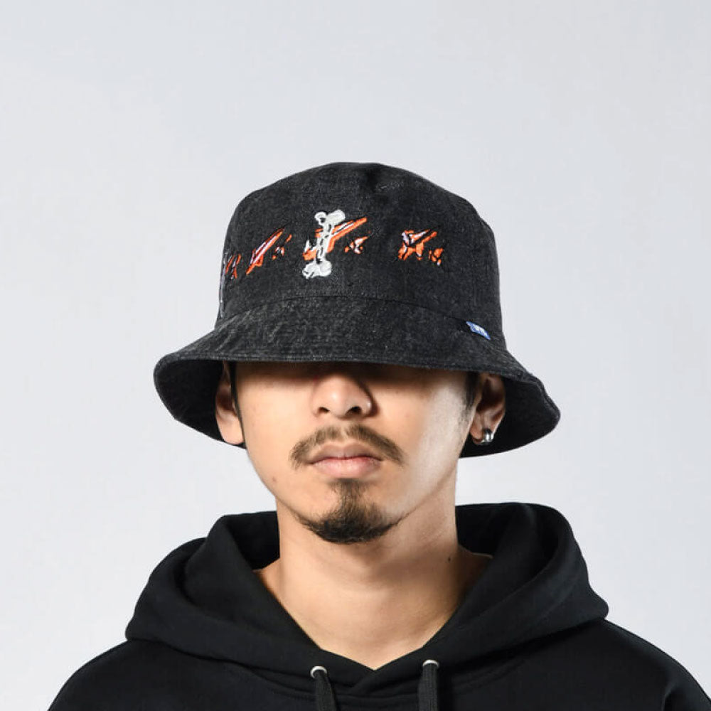 × Kyzer Kiss & Bones Bucket Hat バケット ハット 帽子
