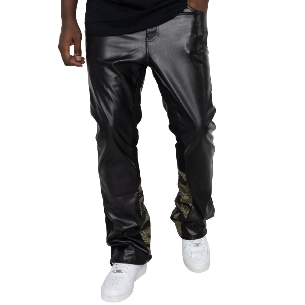 Rambo Flare Leather Pants ヴィーガン レザー フレア パンツ