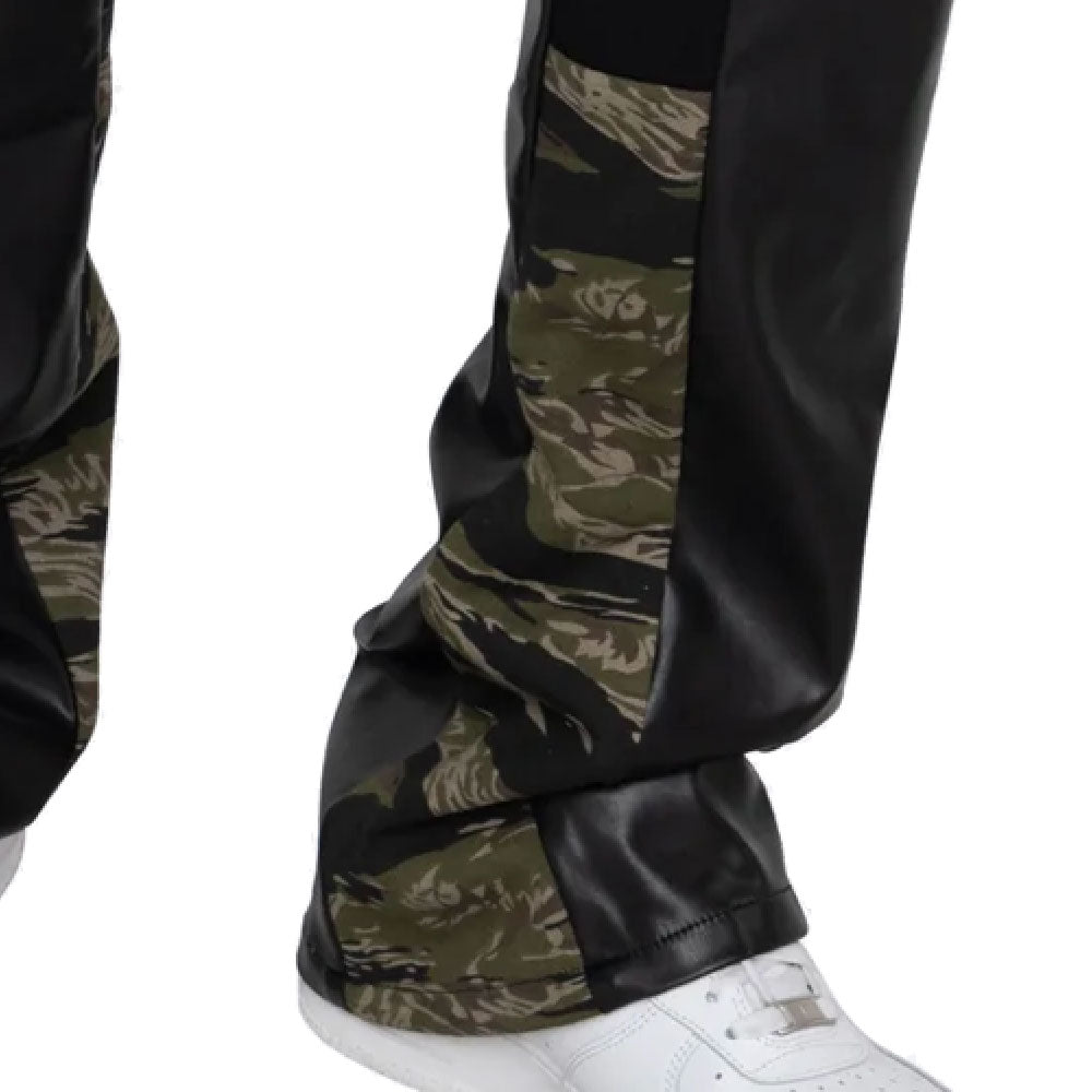 Rambo Flare Leather Pants ヴィーガン レザー フレア パンツ