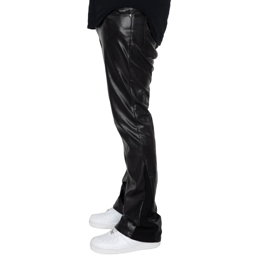 Rambo Flare Leather Pants ヴィーガン レザー フレア パンツ
