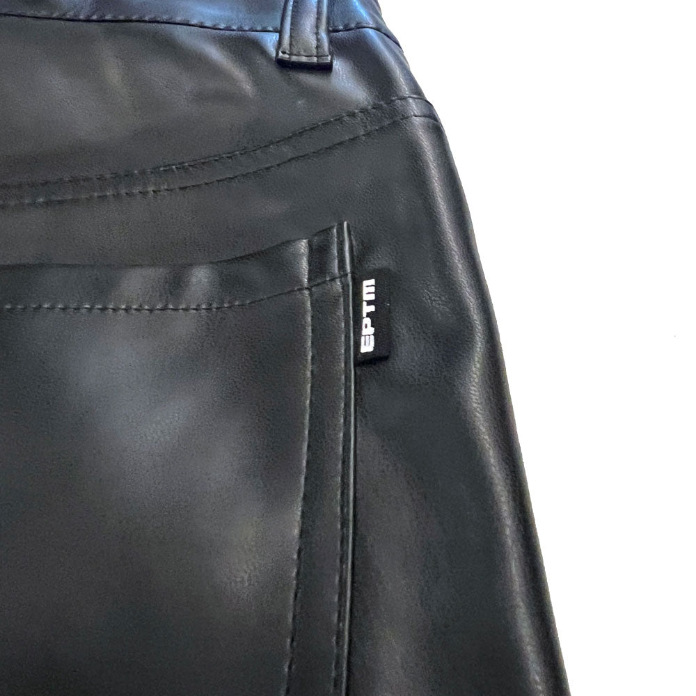 Rambo Flare Leather Pants ヴィーガン レザー フレア パンツ