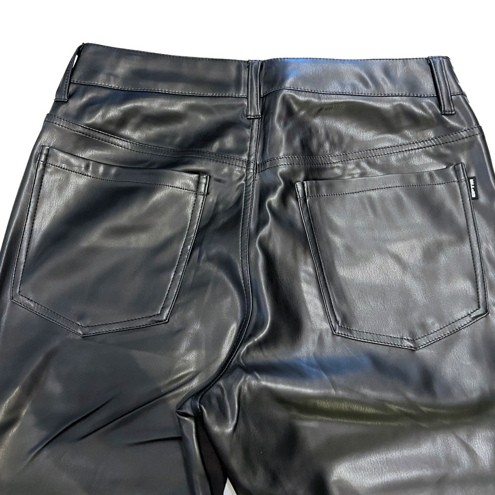 Rambo Flare Leather Pants ヴィーガン レザー フレア パンツ