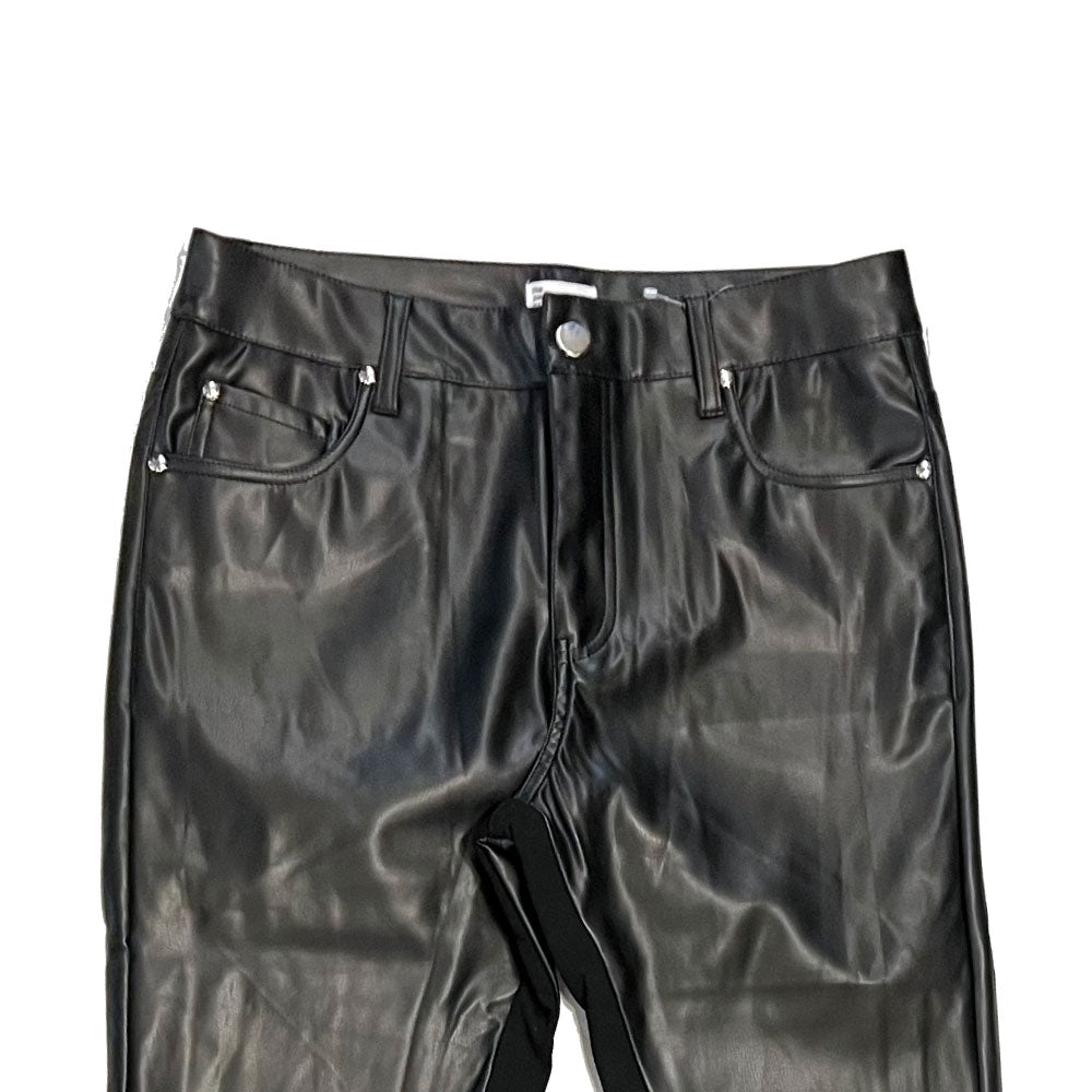 Rambo Flare Leather Pants ヴィーガン レザー フレア パンツ