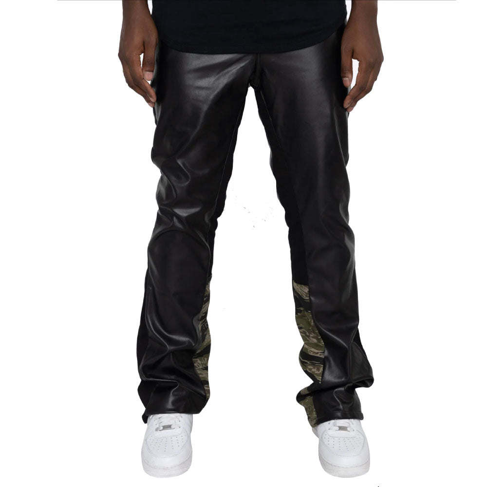 Rambo Flare Leather Pants ヴィーガン レザー フレア パンツ