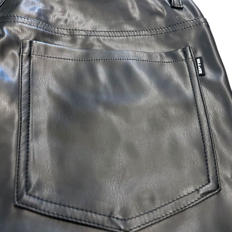 Rambo Flare Leather Pants ヴィーガン レザー フレア パンツ