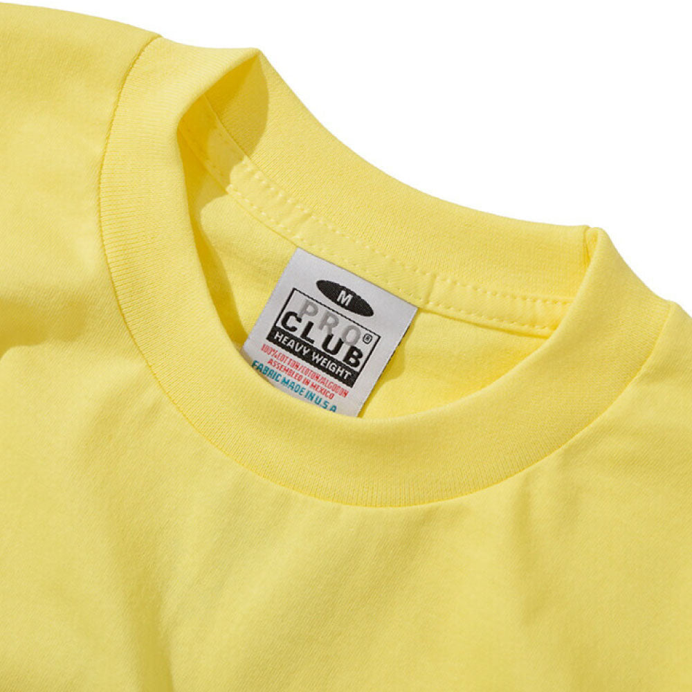 Solid Heavy Weight S/S Tee Yellow 半袖 ソリッド ヘビー ウェイト 無地 Tシャツ