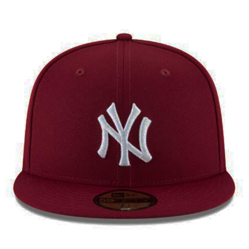 59Fifty New York Yankees Cap キャップ 帽子 Burgundy MLB