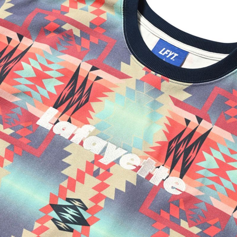 Navajo Native Pattern Lafayette Logo Tee ナバホ ネイティブ ロゴ 半袖 Tシャツ