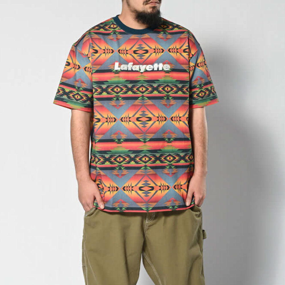 Navajo Native Pattern Lafayette Logo Tee ナバホ ネイティブ ロゴ 半袖 Tシャツ