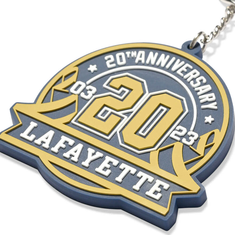 20th Anniversary Emblem Rubber Key Chain キーホルダー チェーン