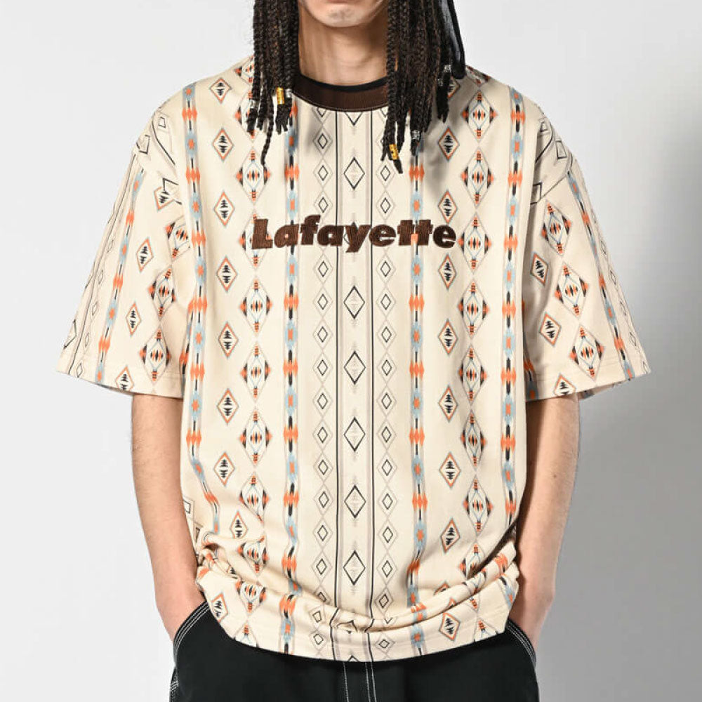 Navajo Native Pattern Lafayette Logo Tee ナバホ ネイティブ ロゴ 半袖 Tシャツ