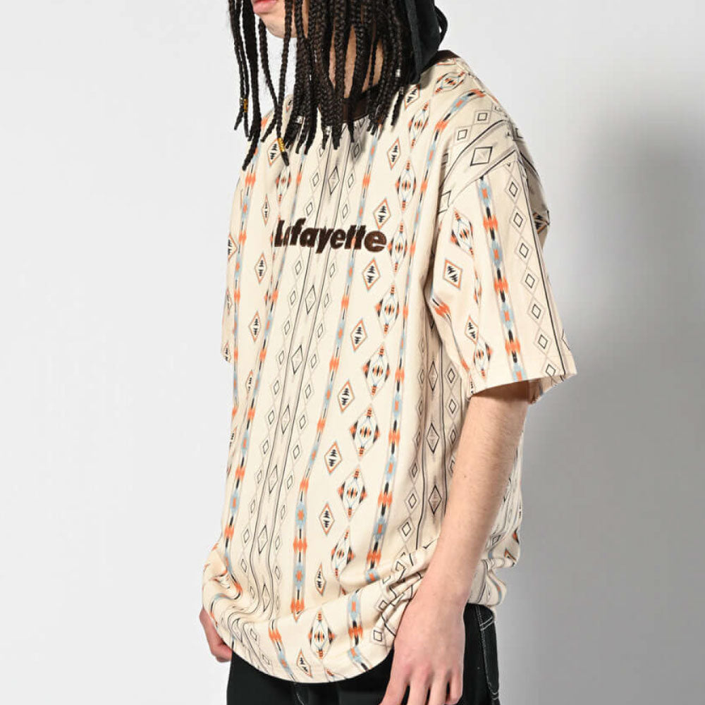 Navajo Native Pattern Lafayette Logo Tee ナバホ ネイティブ ロゴ 半袖 Tシャツ