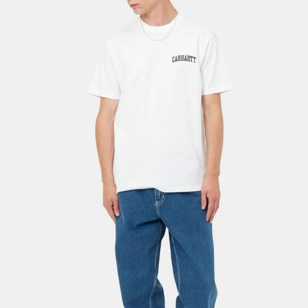 University Script S/S Small Arch Logo Tee ワンポイント アーチロゴ 半袖 Tシャツ