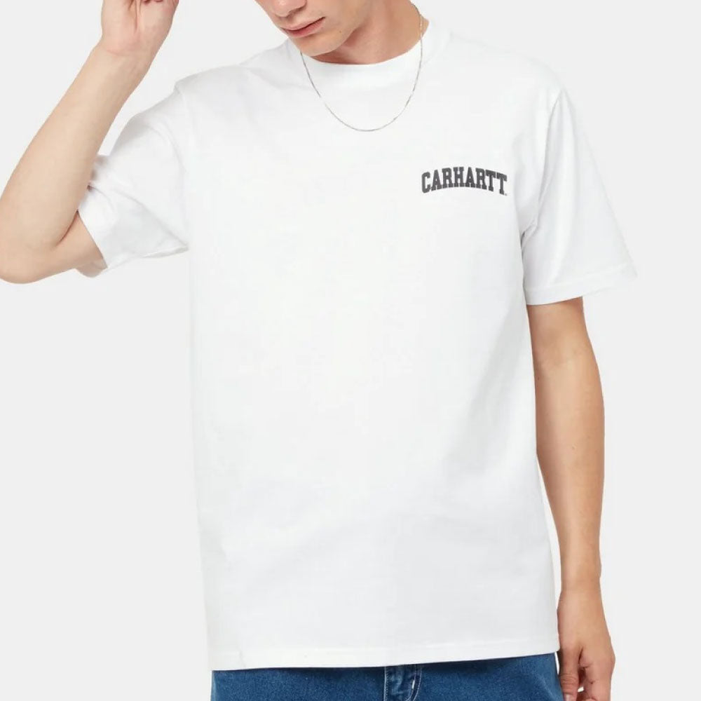 University Script S/S Small Arch Logo Tee ワンポイント アーチロゴ 半袖 Tシャツ