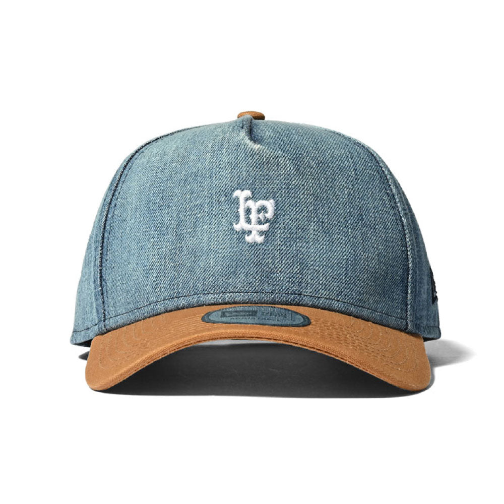 × New Era Small LF Logo 9Forty Denim & Canvas Cap ニューエラ ボール デニム キャップ 帽子