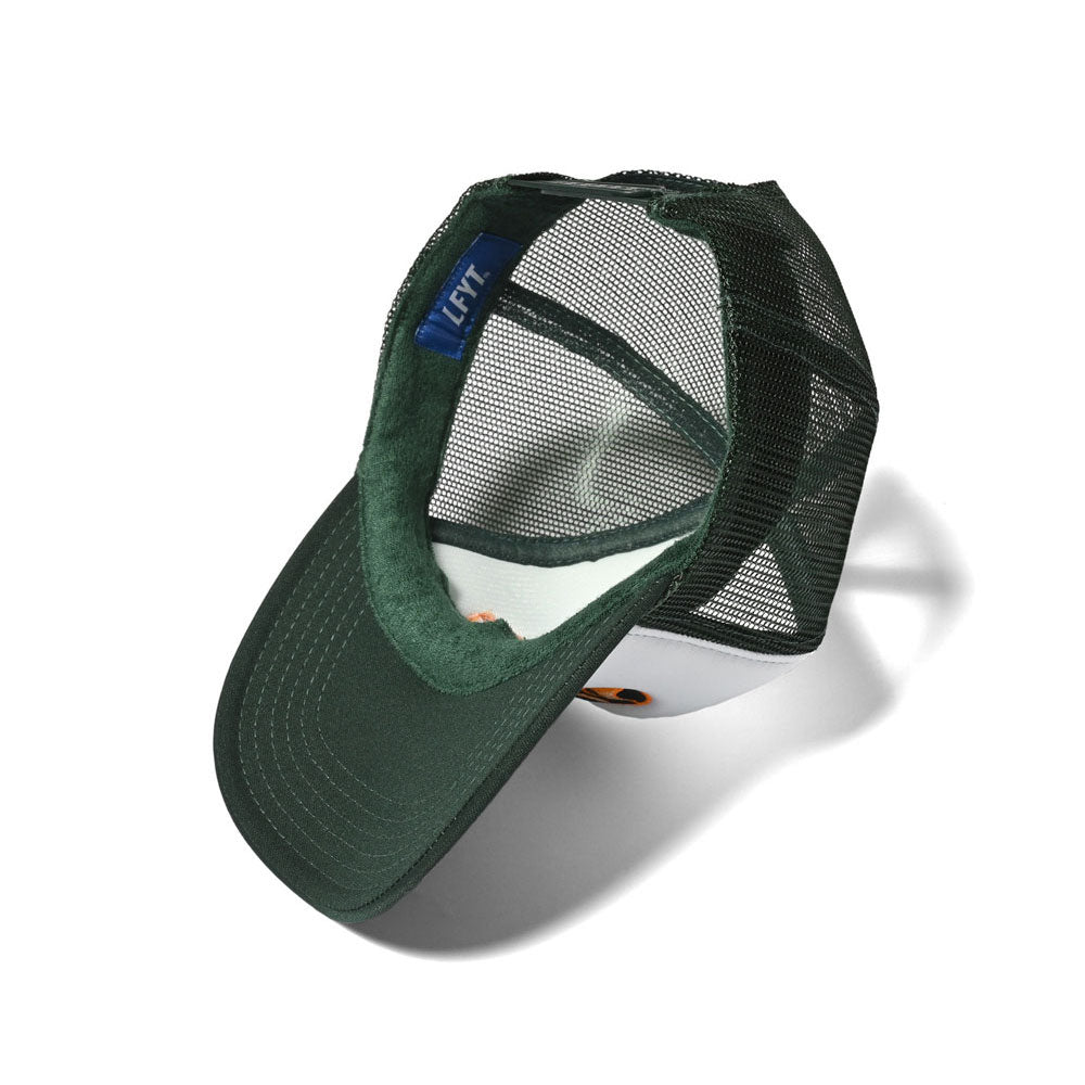 Fire Logo Trucker Cap ファイヤー ロゴ トラッカー メッシュ キャップ 帽子