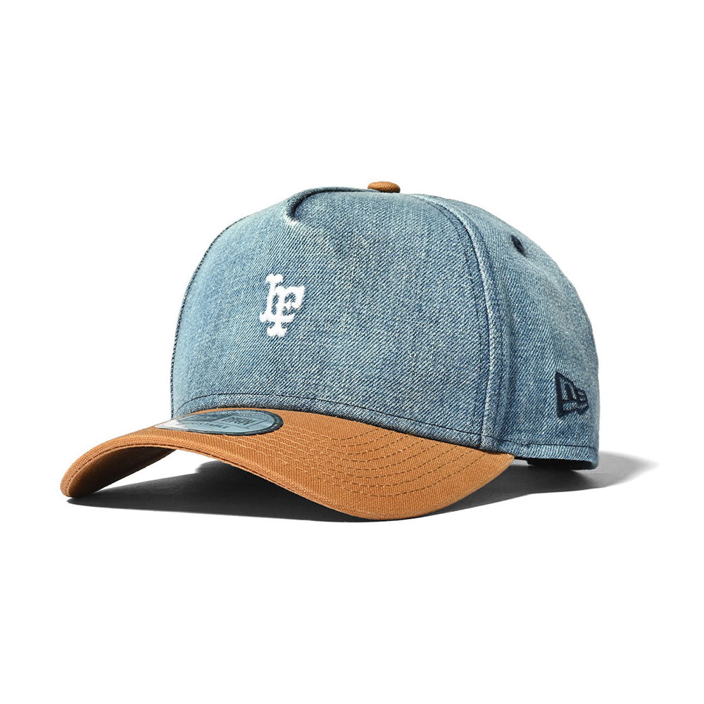 × New Era Small LF Logo 9Forty Denim & Canvas Cap ニューエラ ボール デニム キャップ 帽子