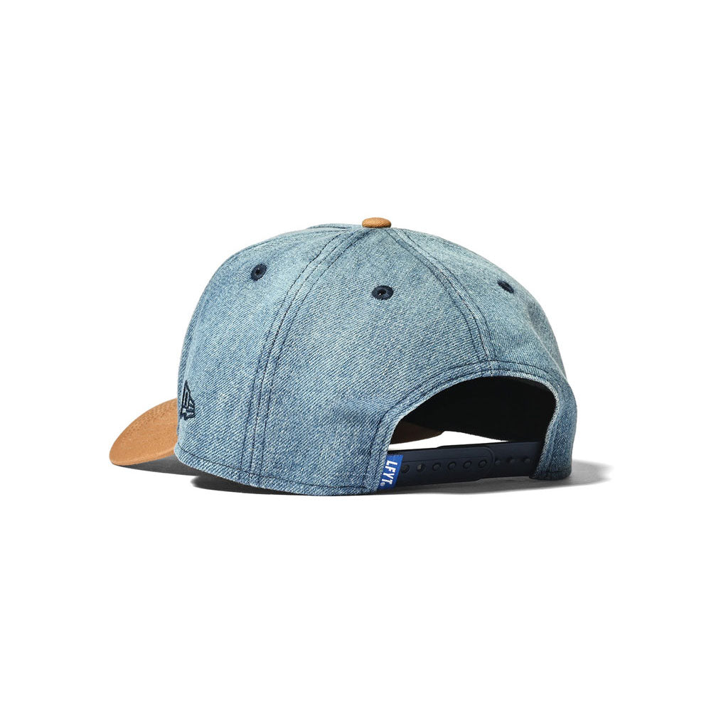 × New Era Small LF Logo 9Forty Denim & Canvas Cap ニューエラ ボール デニム キャップ 帽子
