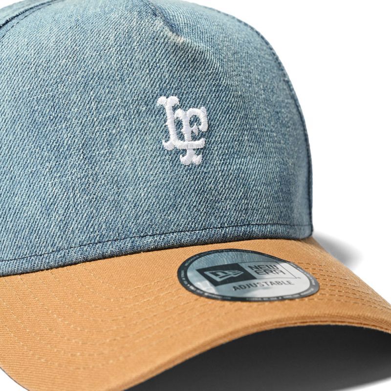 × New Era Small LF Logo 9Forty Denim & Canvas Cap ニューエラ ボール デニム キャップ 帽子