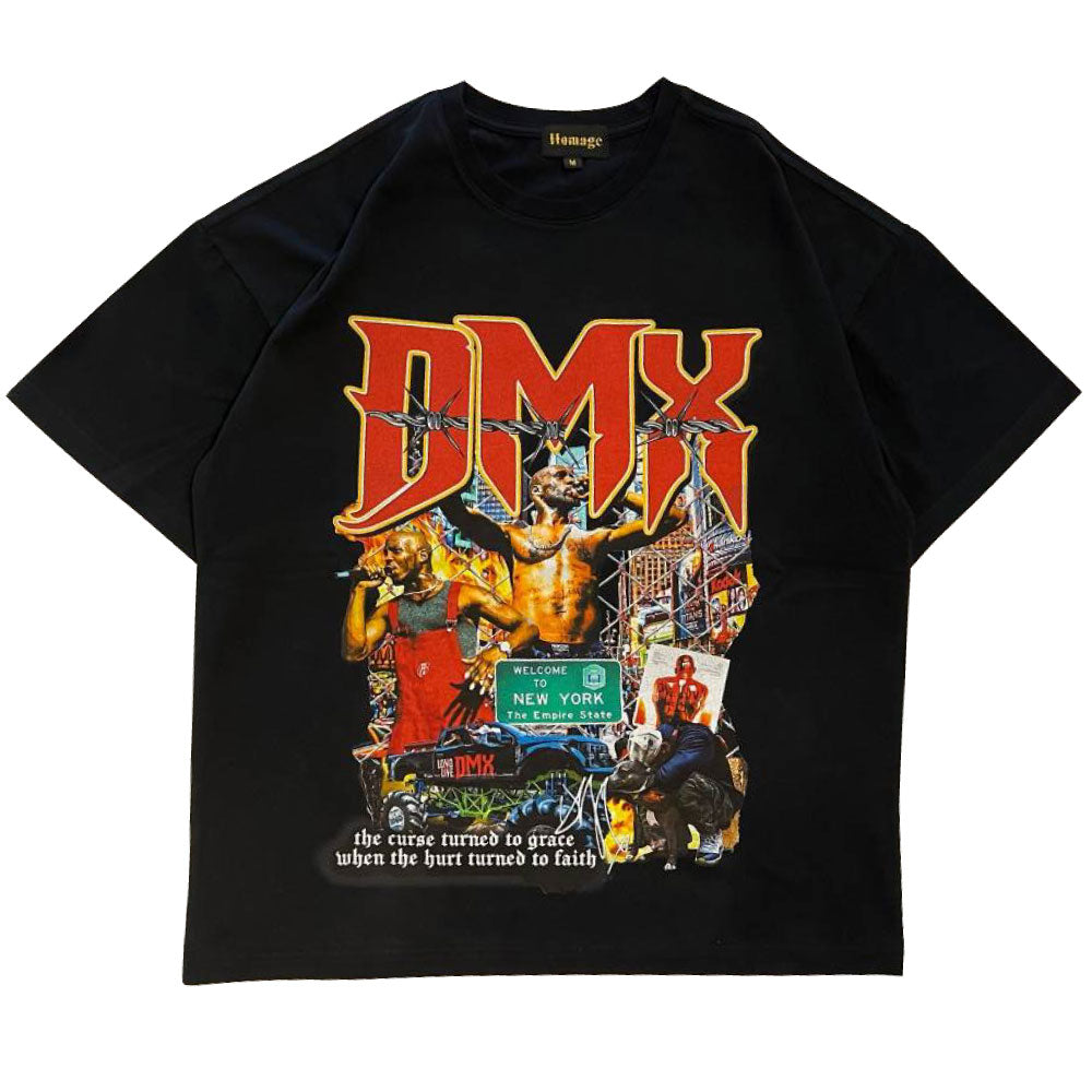DMX S/S Music Rap Tee 半袖 ヘヴィーウェイト ミュージック Tシャツ
