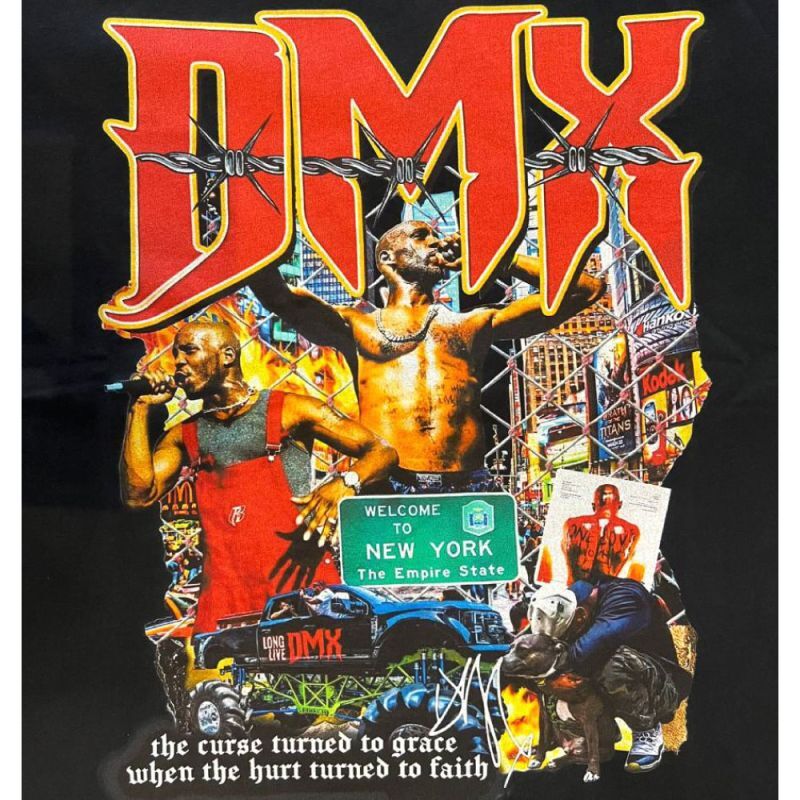 DMX S/S Music Rap Tee 半袖 ヘヴィーウェイト ミュージック Tシャツ
