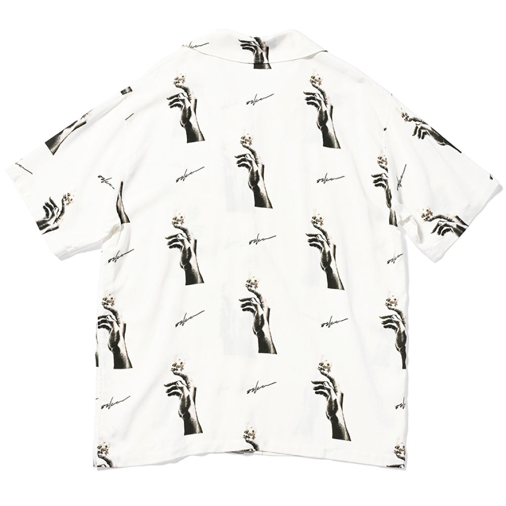 × 8ska S/S Bee and Hands Shirt ハチスカ 半袖 開襟 シャツ