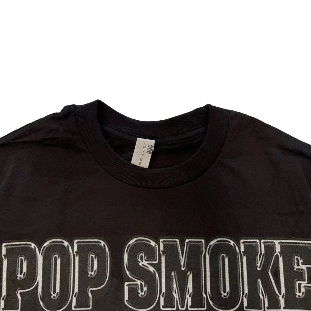 Music S/S Official Rap Tee Pop Smoke Photo オフィシャル ポップスモーク フォト 半袖 Tシャツ