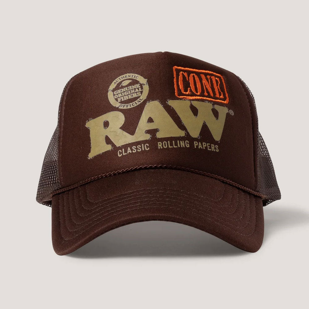 x Raw “Big Cone" Trucker Cap トラッカー メッシュ キャップ