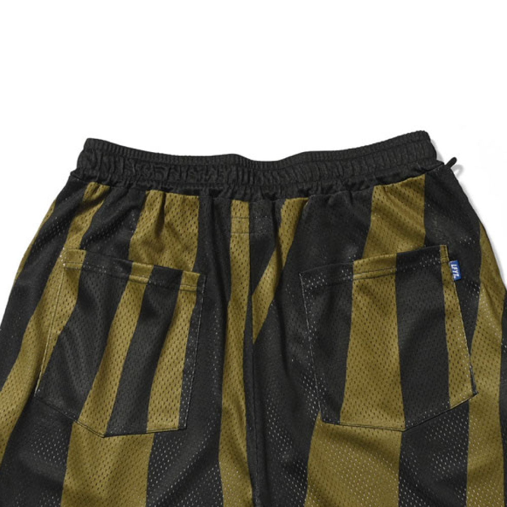 Distorted Stripe Mesh Shorts メッシュ ショーツ