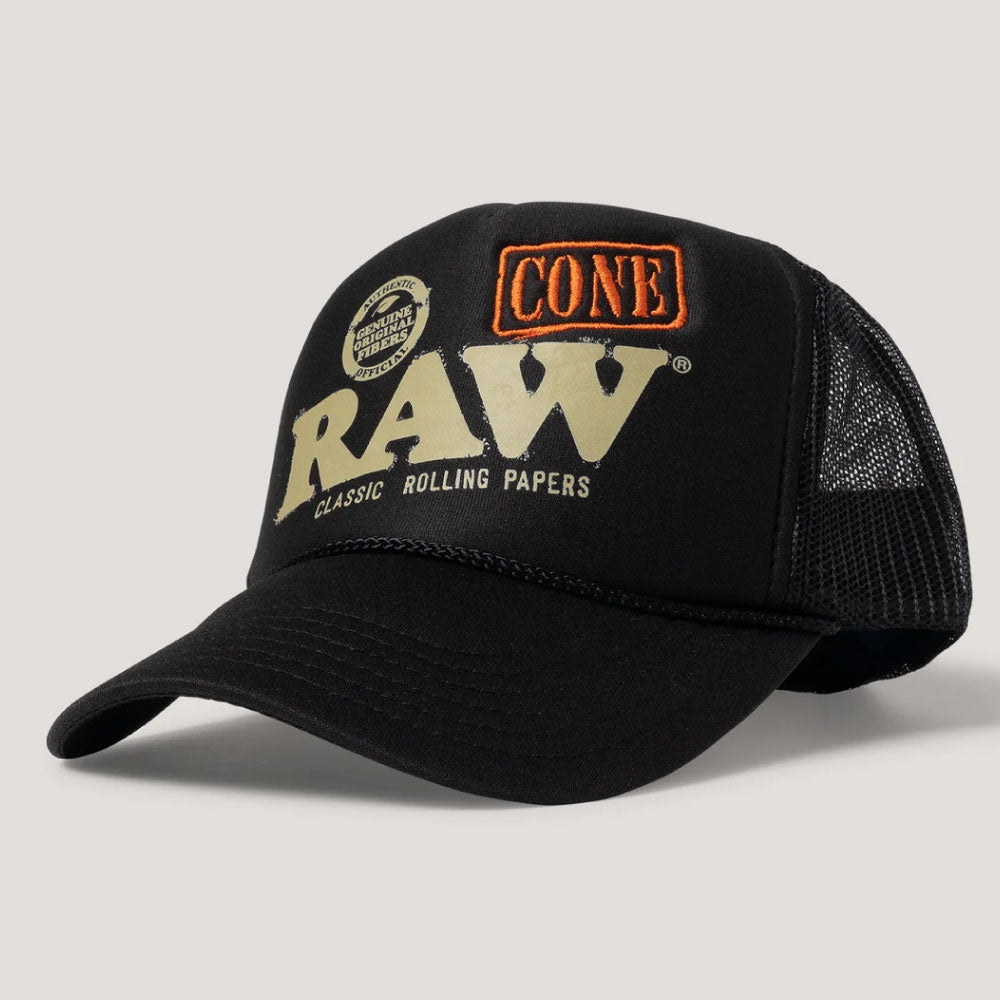 x Raw “Big Cone" Trucker Cap トラッカー メッシュ キャップ