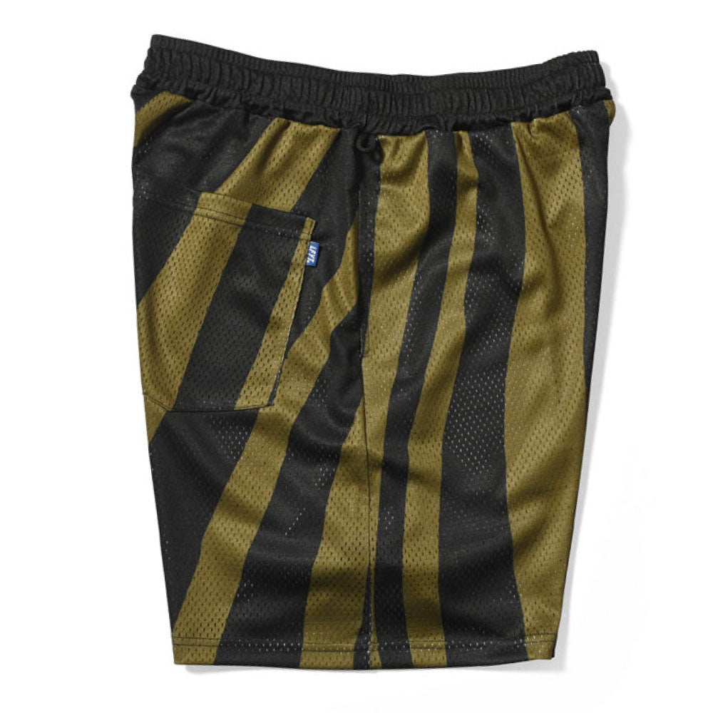 Distorted Stripe Mesh Shorts メッシュ ショーツ