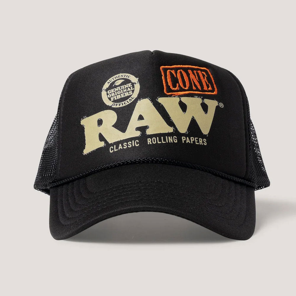 x Raw “Big Cone" Trucker Cap トラッカー メッシュ キャップ