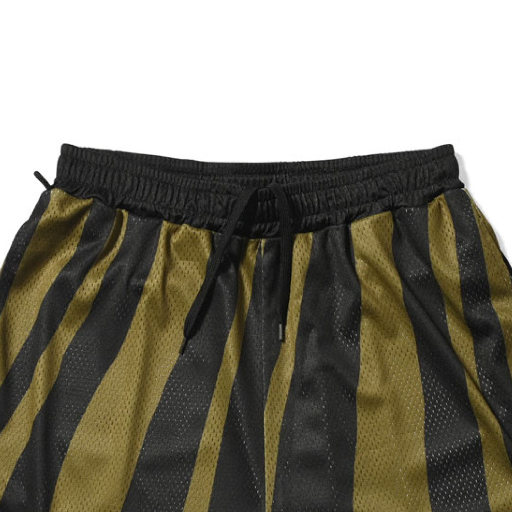 Distorted Stripe Mesh Shorts メッシュ ショーツ