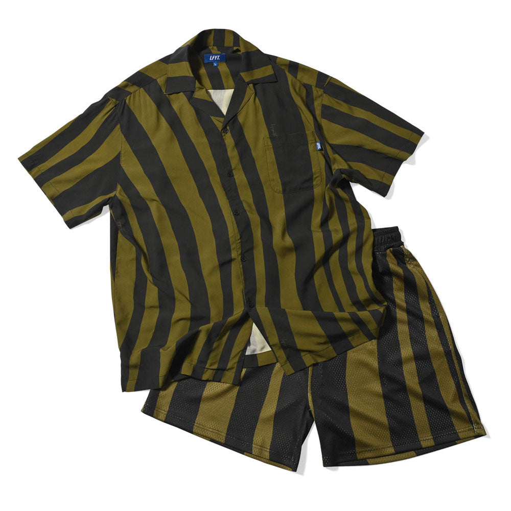 Distorted Stripe Mesh Shorts メッシュ ショーツ