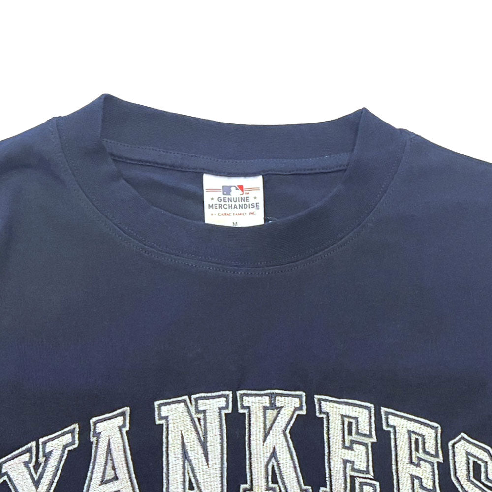 X New York Yankees embroidery Logo S/S Tee ニューヨーク ヤンキース 半袖 刺繍 Tシャツ 公式 Official