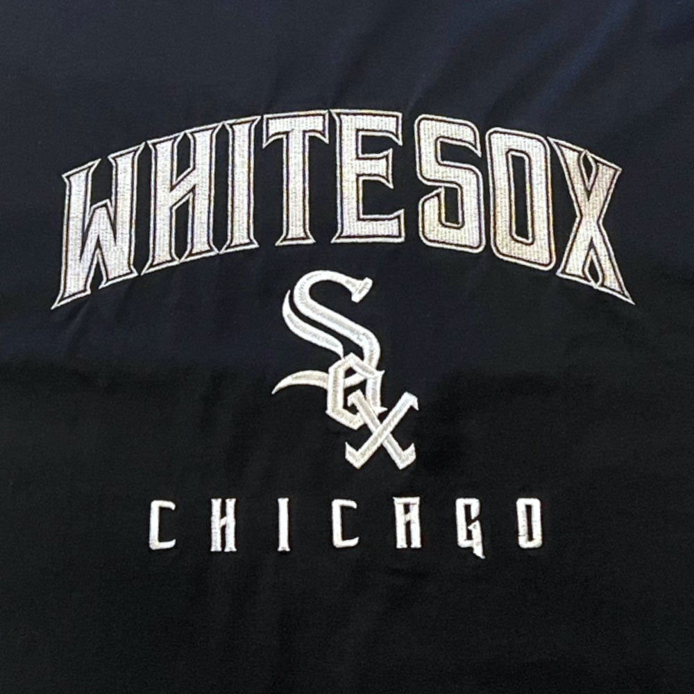 X Chicago White Sox embroidery Logo S/S Tee シカゴ ホワイトソックス 半袖 刺繍 Tシャツ 公式 Official