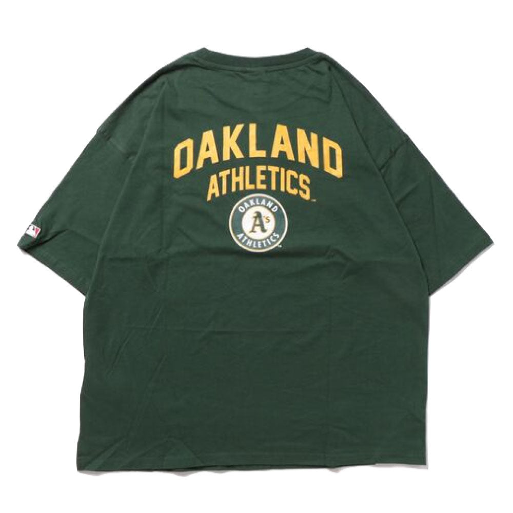 X Oakland Athletics Logo S/S Tee オークランド アスレチックス 半袖 刺繍 Tシャツ 公式 Official