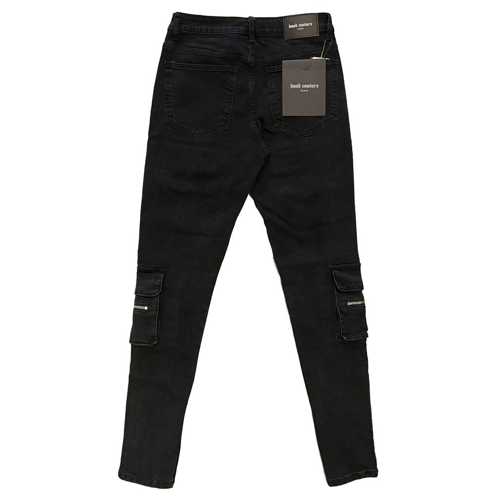 PRSTGE Zip Cargo Skinny Jeans v3 Premium Denim Pants デニム カーゴ スキニー パンツ