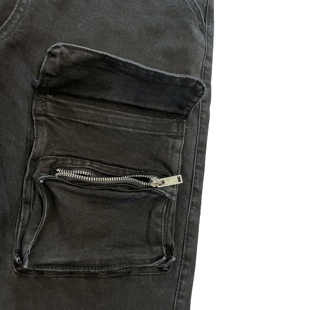 PRSTGE Zip Cargo Skinny Jeans v3 Premium Denim Pants デニム カーゴ スキニー パンツ