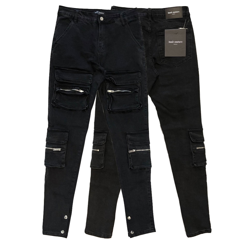 PRSTGE Zip Cargo Skinny Jeans v3 Premium Denim Pants デニム カーゴ スキニー パンツ