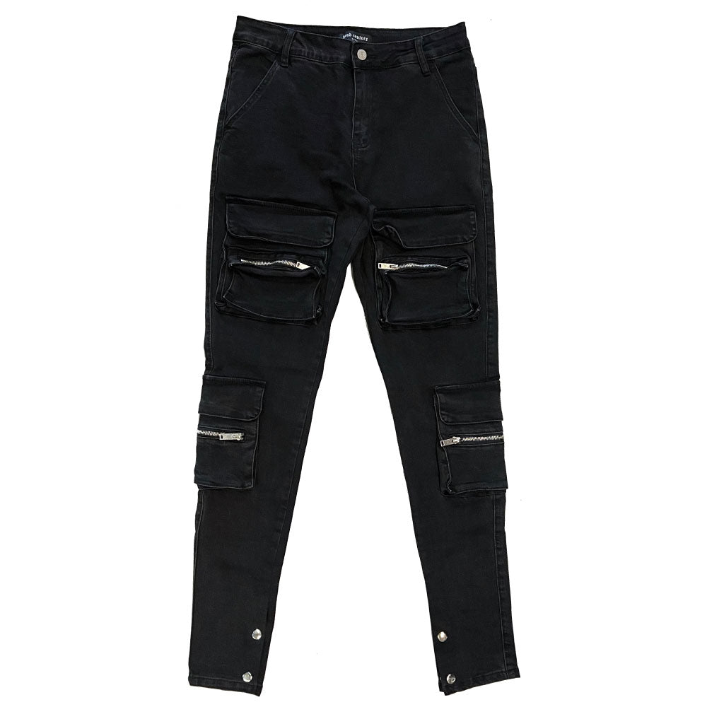 PRSTGE Zip Cargo Skinny Jeans v3 Premium Denim Pants デニム カーゴ スキニー パンツ