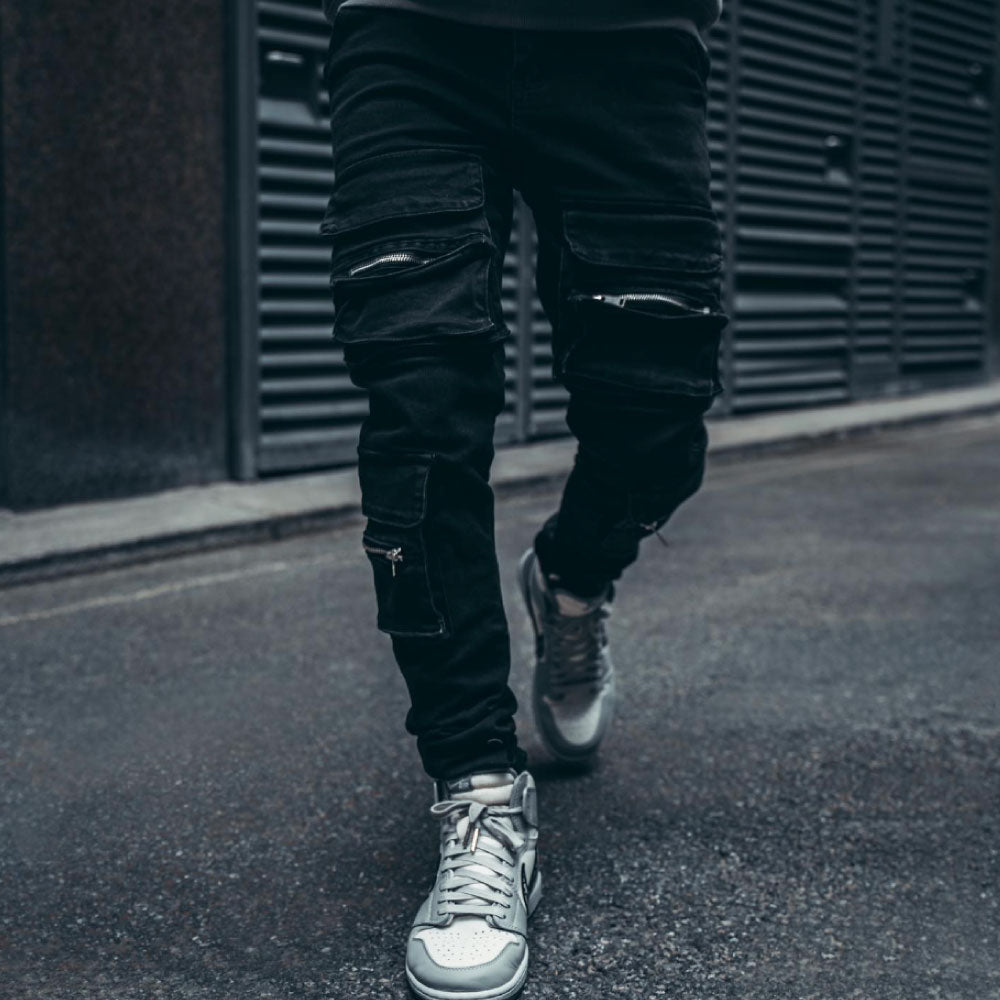 PRSTGE Zip Cargo Skinny Jeans v3 Premium Denim Pants デニム カーゴ スキニー パンツ