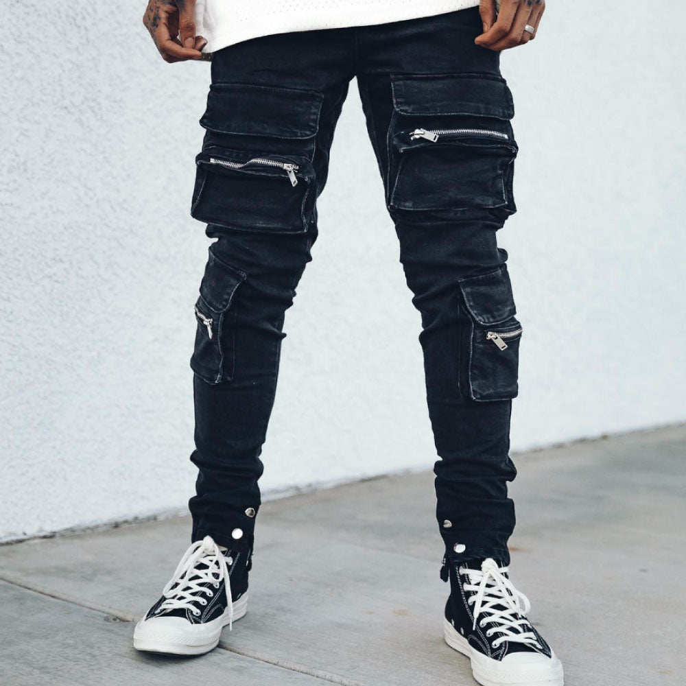 PRSTGE Zip Cargo Skinny Jeans v3 Premium Denim Pants デニム カーゴ スキニー パンツ