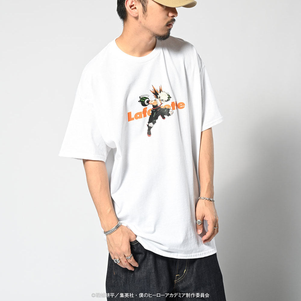 × 僕のヒーローアカデミア Lafayette LOGO S/S Tee 爆豪勝己 半袖 Tシャツ