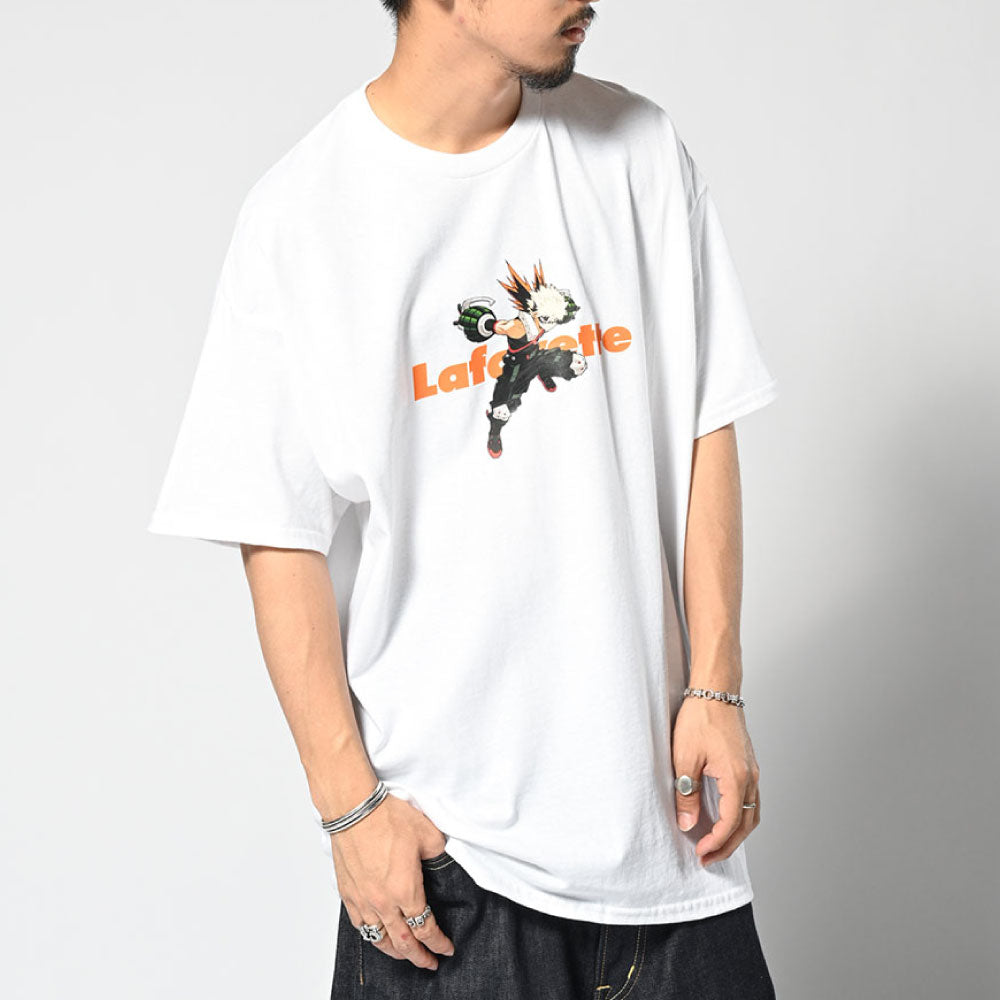 × 僕のヒーローアカデミア Lafayette LOGO S/S Tee 爆豪勝己 半袖 Tシャツ