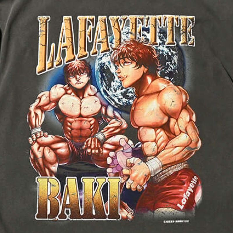 × Grappler Baki "HANMA BAKI" S/S Tee グラップラー刃牙 半袖 Tシャツ