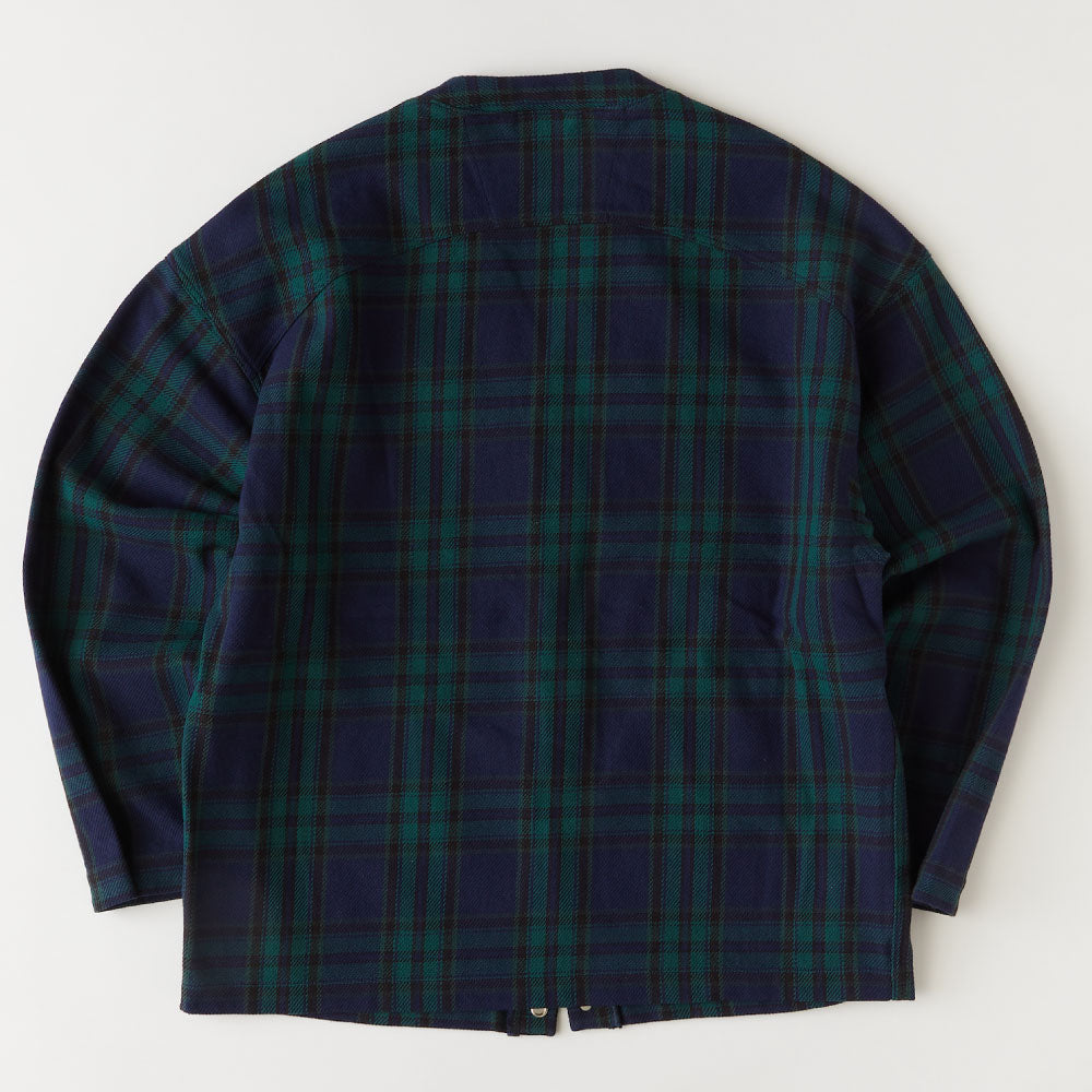 Flannogan Fannel Check Cardigan タータン チェック スナップ カーディガン
