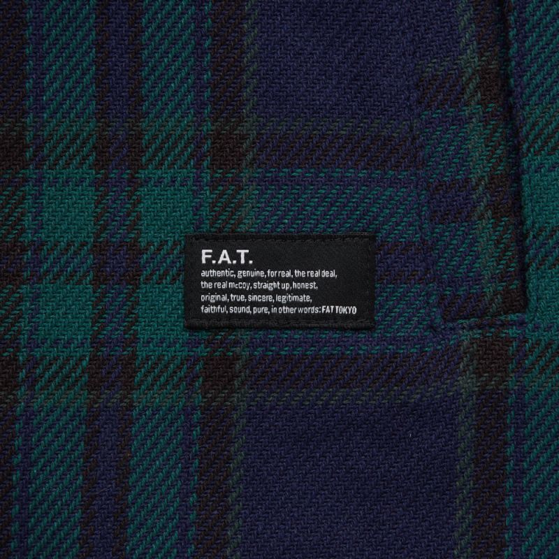 Flannogan Fannel Check Cardigan タータン チェック スナップ カーディガン