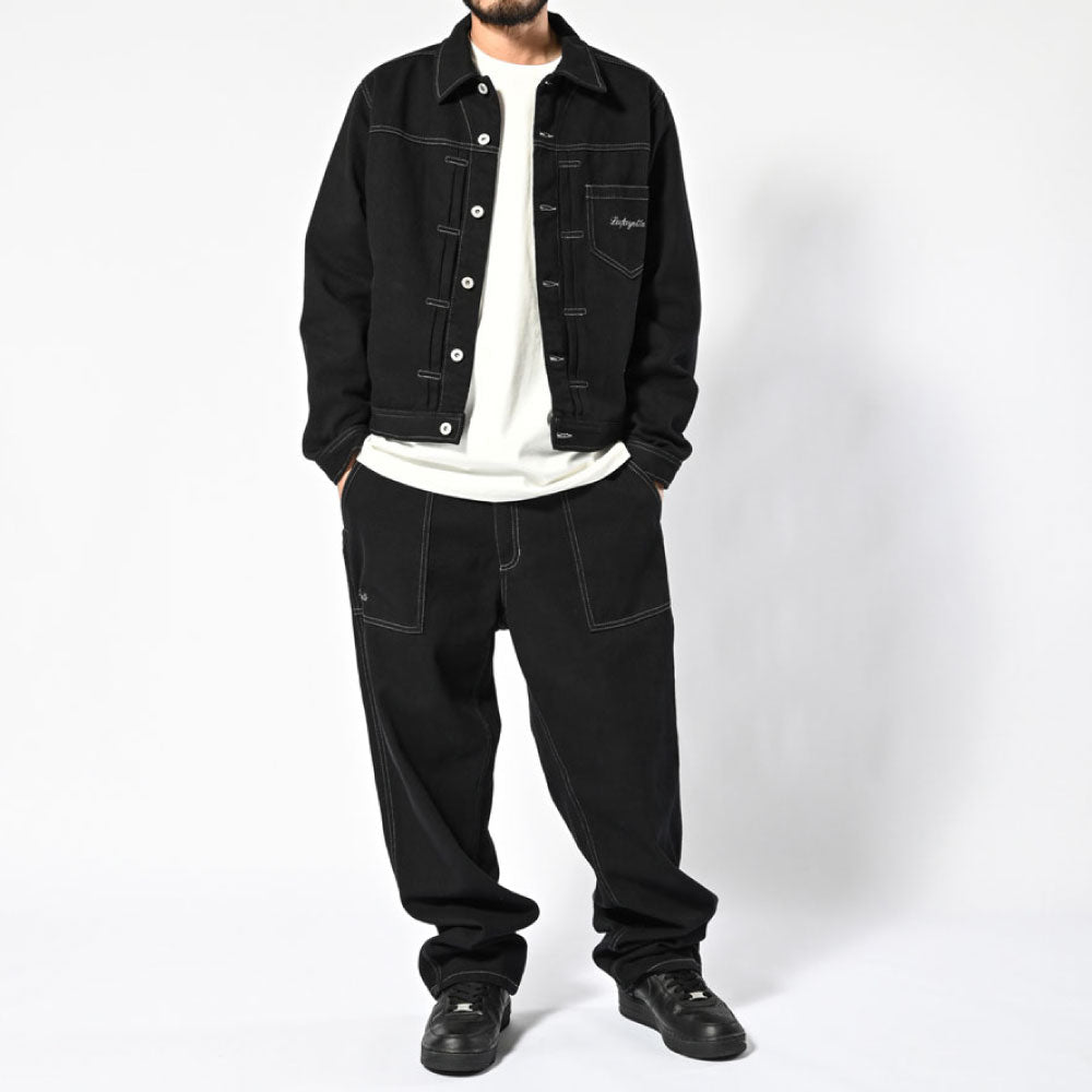 Cotton Twill Baker Pants ストレート ベイカー パンツ