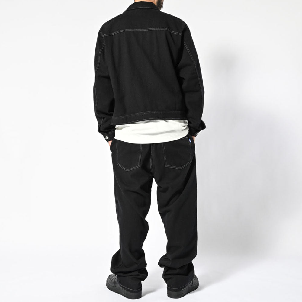 Cotton Twill Baker Pants ストレート ベイカー パンツ